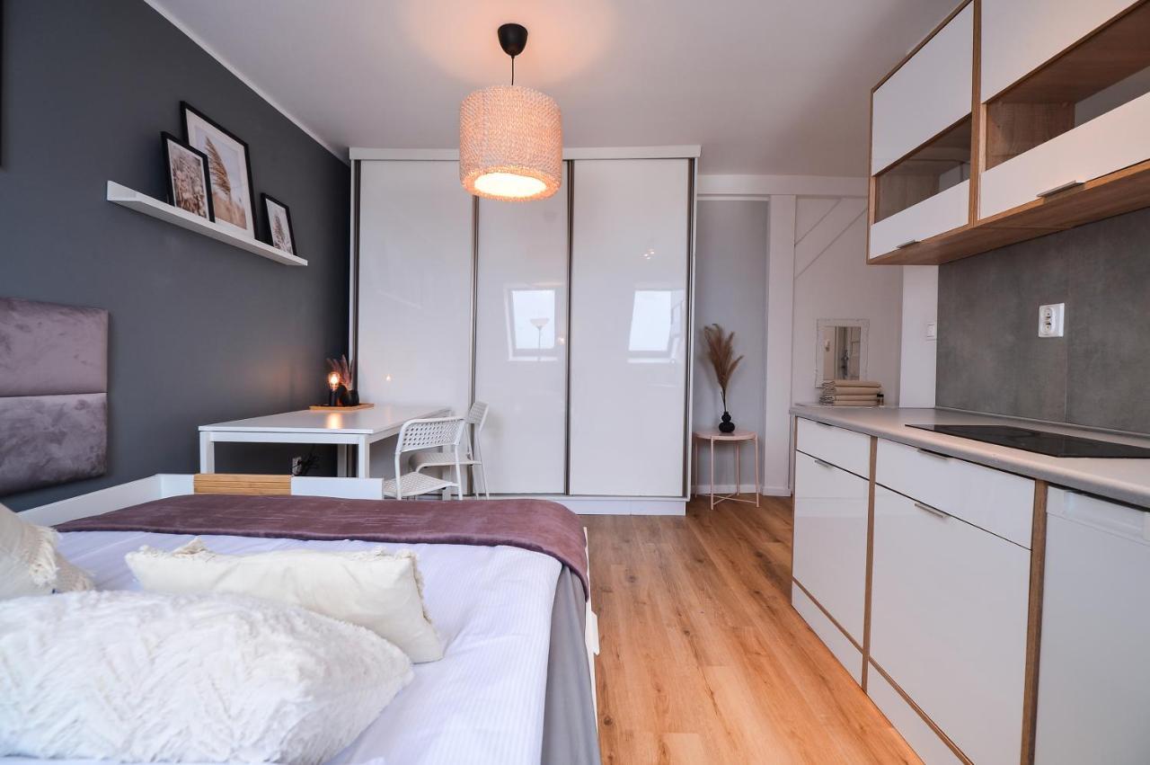 Citystay Brzezno Studio 3 Min Do Plazy Gdansk Ngoại thất bức ảnh