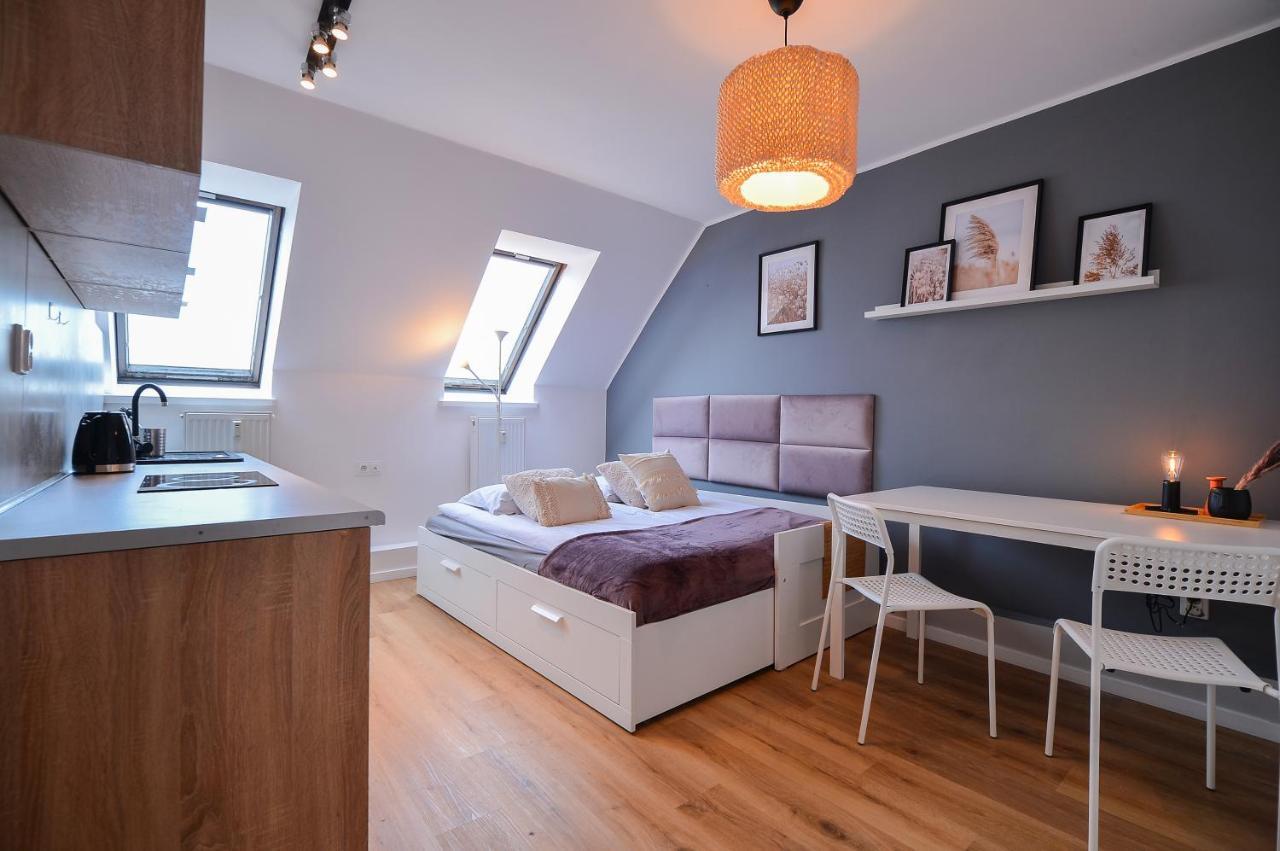 Citystay Brzezno Studio 3 Min Do Plazy Gdansk Ngoại thất bức ảnh