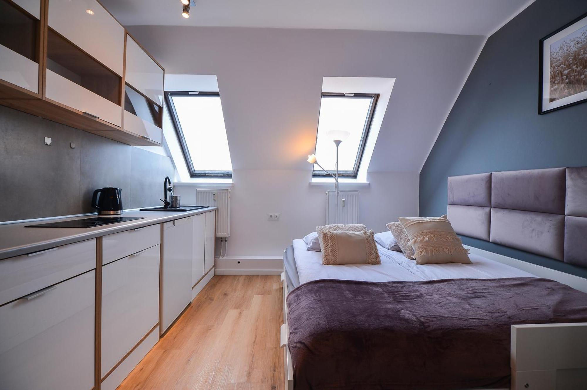 Citystay Brzezno Studio 3 Min Do Plazy Gdansk Ngoại thất bức ảnh
