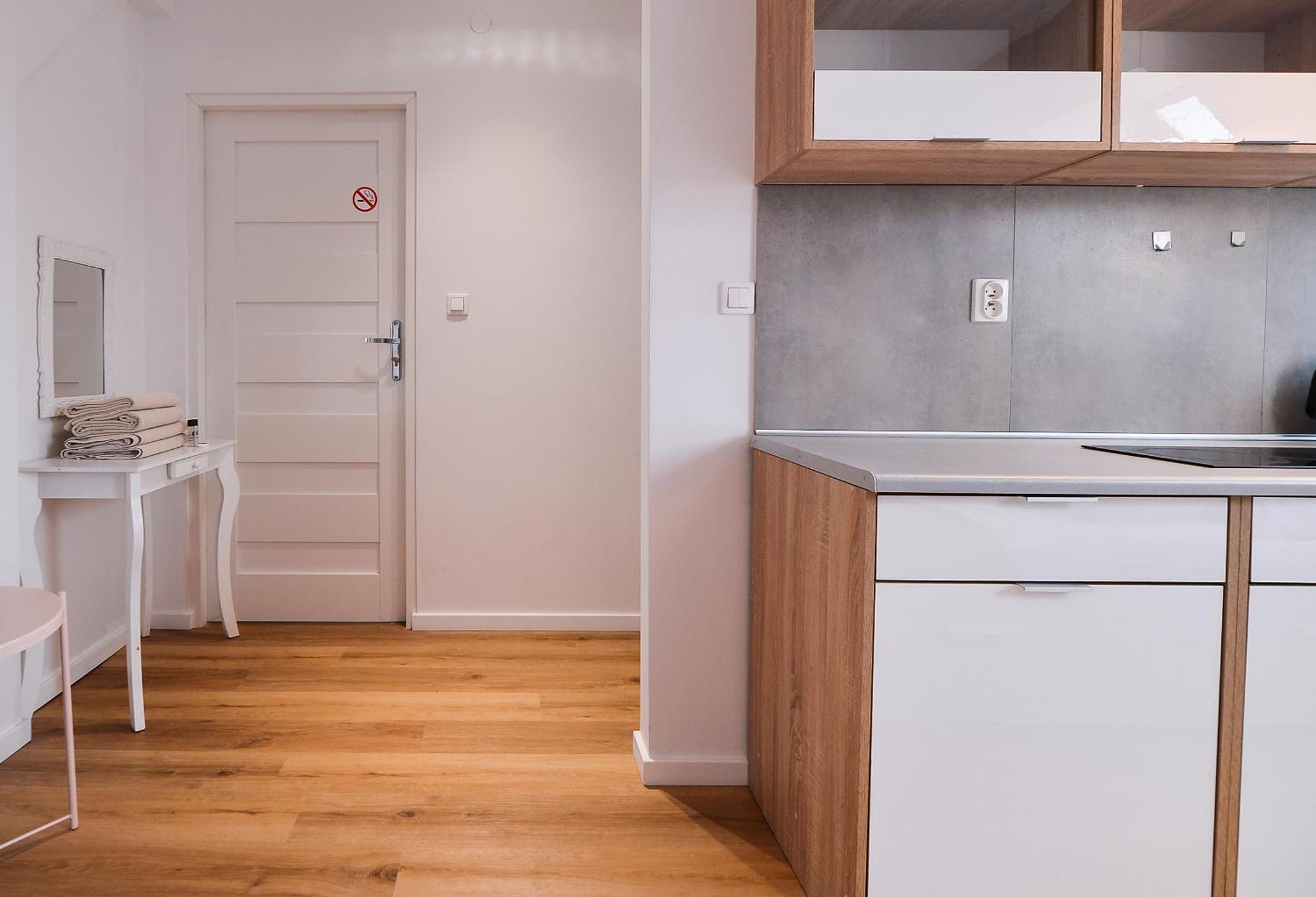 Citystay Brzezno Studio 3 Min Do Plazy Gdansk Phòng bức ảnh